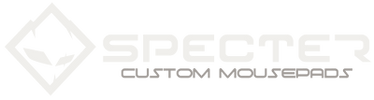 Specter Custom Mousepads - logo. The official source for the best custom mousepads in the game. 