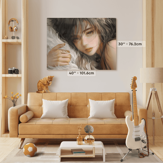 Single landscape metal poster, 40 inches wide by 30 inches high.